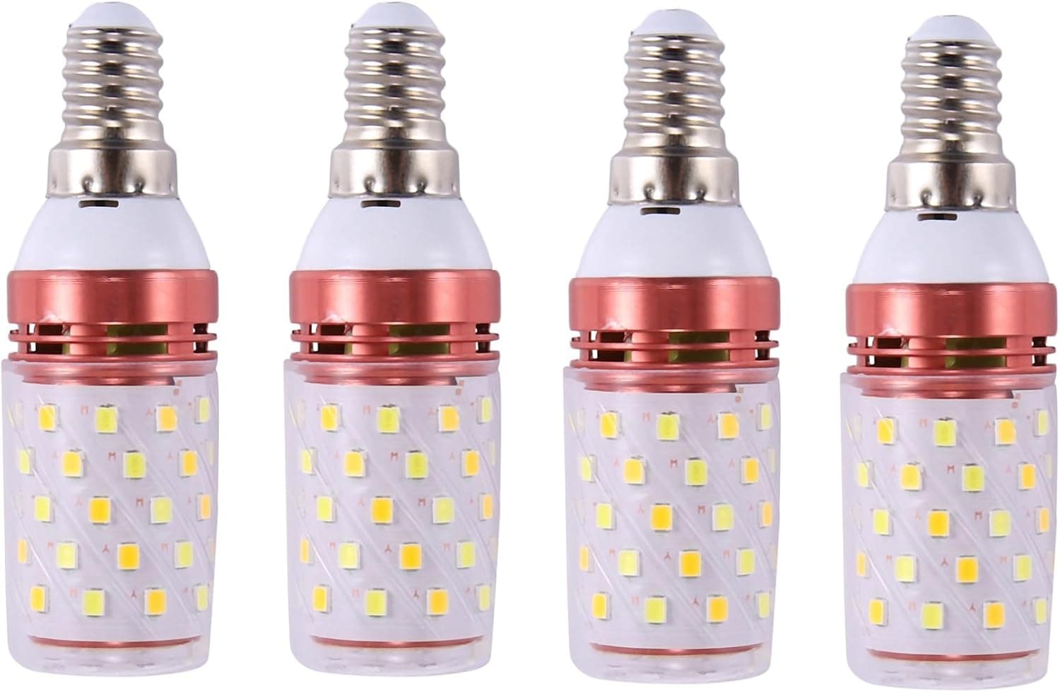 3 Color Temperatures Integrated SMD LED Corn Lamp E14 AC85V - 265V Warm White High Light 12W